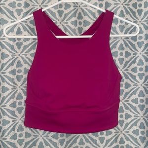 Lululemon longline bra, size 10, worn twice.